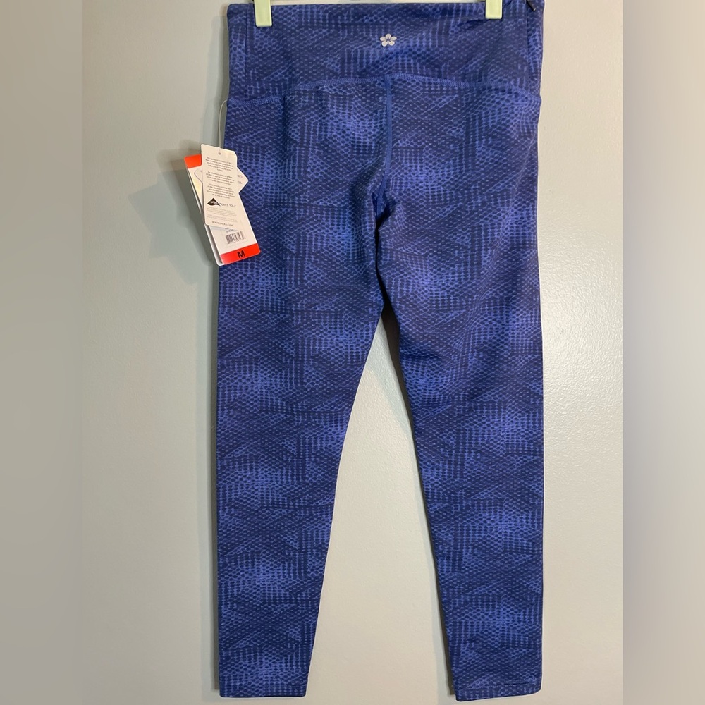 TUFF ATHLETICS Womens High Waisted Legging with Pocket SZ/Med Blue NWT UPF 40+ - Picture 4 of 11